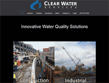 Tablet Screenshot of clearwaterservices.com